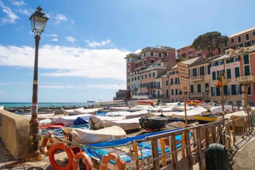 Pisi Home, 2 Min Dalla Spiaggia E Dall' Ospedale Gaslini Genua Exterior foto