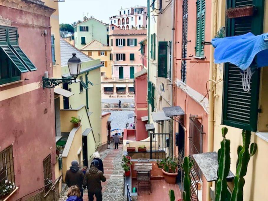 Pisi Home, 2 Min Dalla Spiaggia E Dall' Ospedale Gaslini Genua Exterior foto